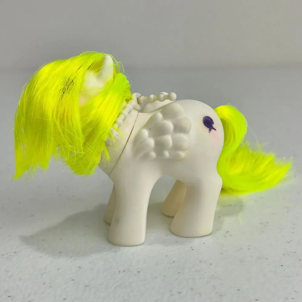 VTG Hasbro G1 My Little Pony Baby Surprise Some Accessories White Purple Balloon